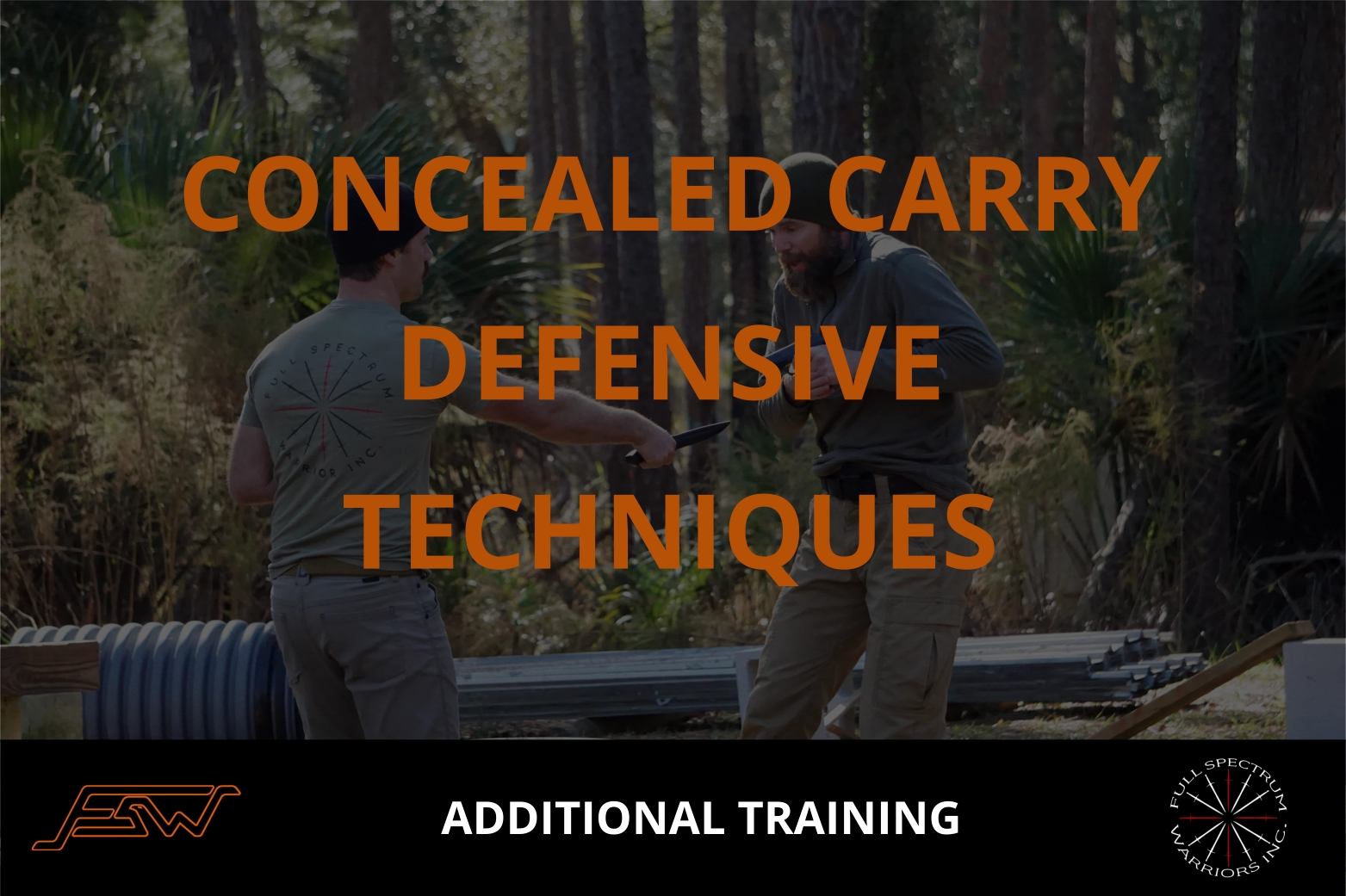 CONCEALED CARRY DEFENSIVE TECHNIQUES