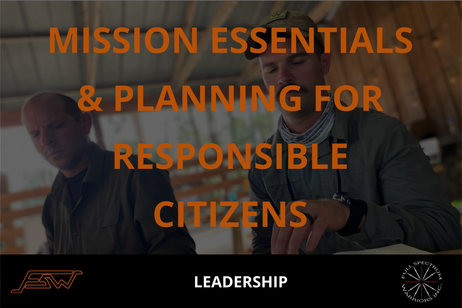 MISSION ESSENTIALS & PLANNING FOR RESPONSIBLE CITIZENS