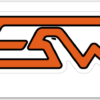 FSCS-OG-1 FSW Vinyl Sticker Classic Orange