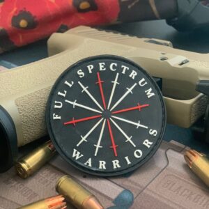 FSCP-BK-1 Full Spectrum Warrior PVC Circle Patch