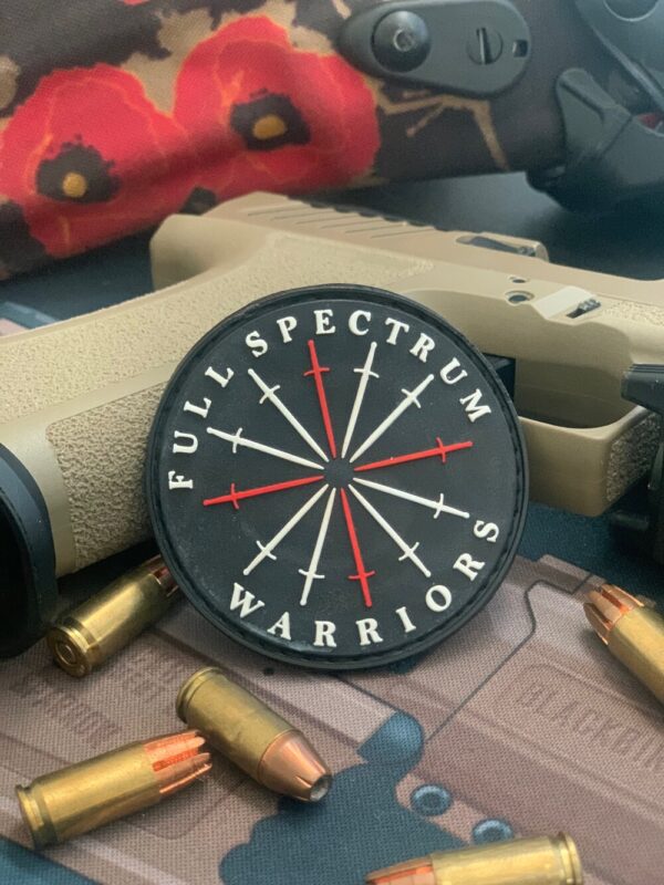 FSCP-BK-1 Full Spectrum Warrior PVC Circle Patch